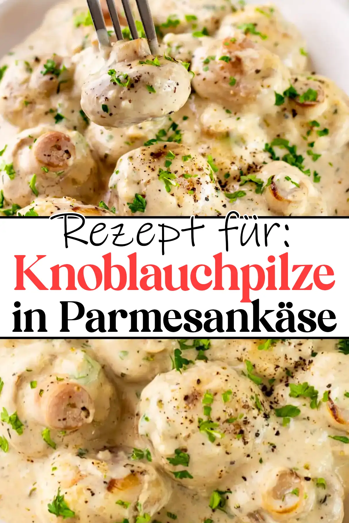 Knoblauchpilze in Parmesankäse Rezept: So lecker! Würde auch mit Cheddar großartig funktionieren