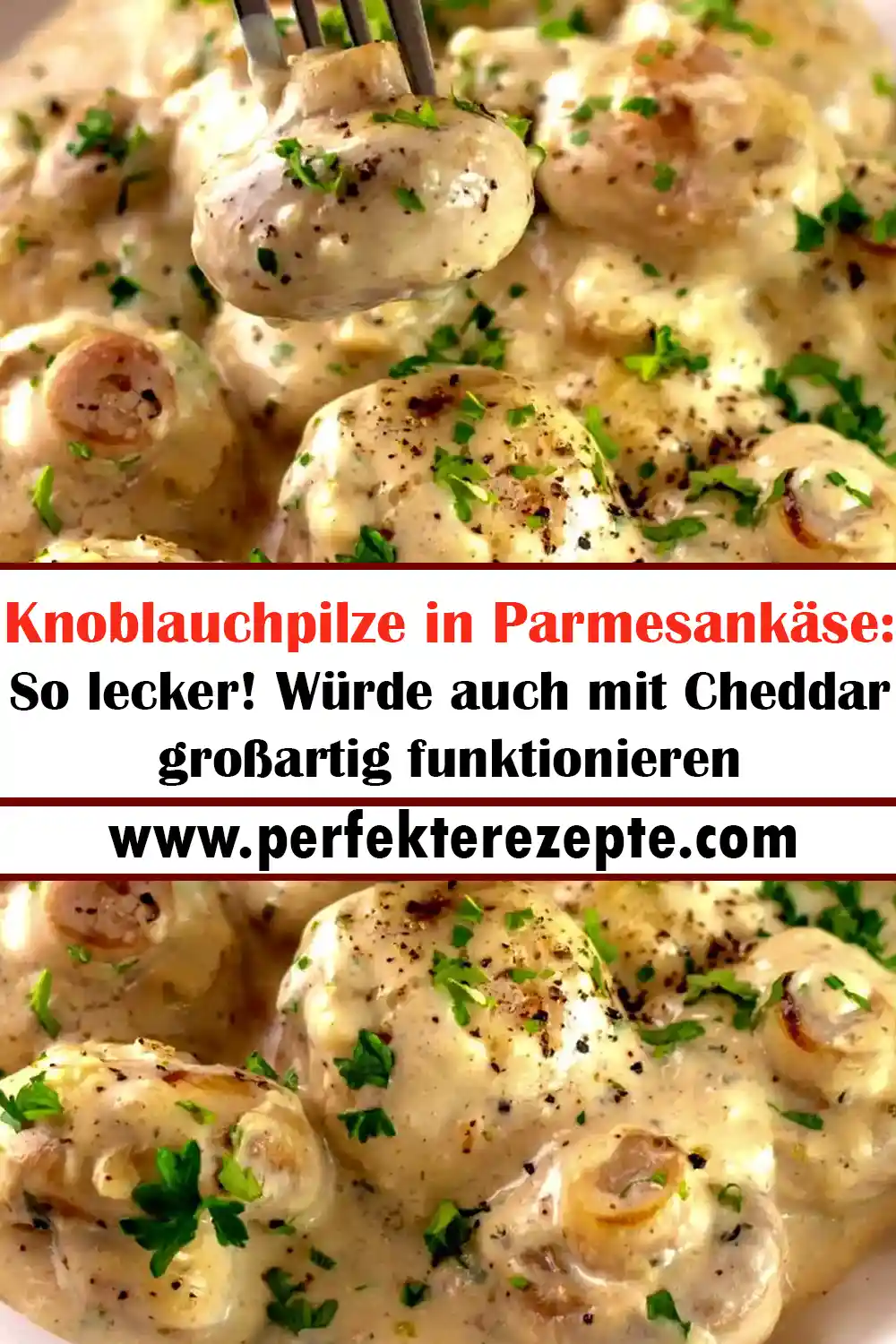 Knoblauchpilze in Parmesankäse Rezept: So lecker! Würde auch mit Cheddar großartig funktionieren
