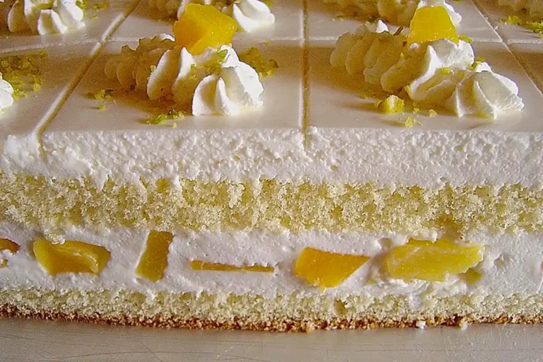 Pfirsich Quark Sahne Torte Rezept