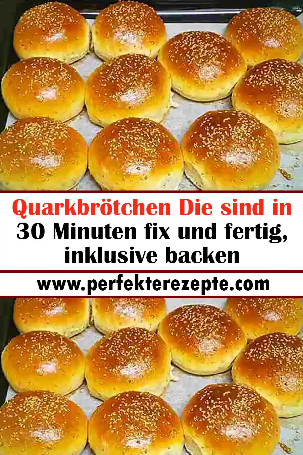 Quarkbrötchen Rezept Die sind in 30 Minuten fix und fertig, inklusive backen