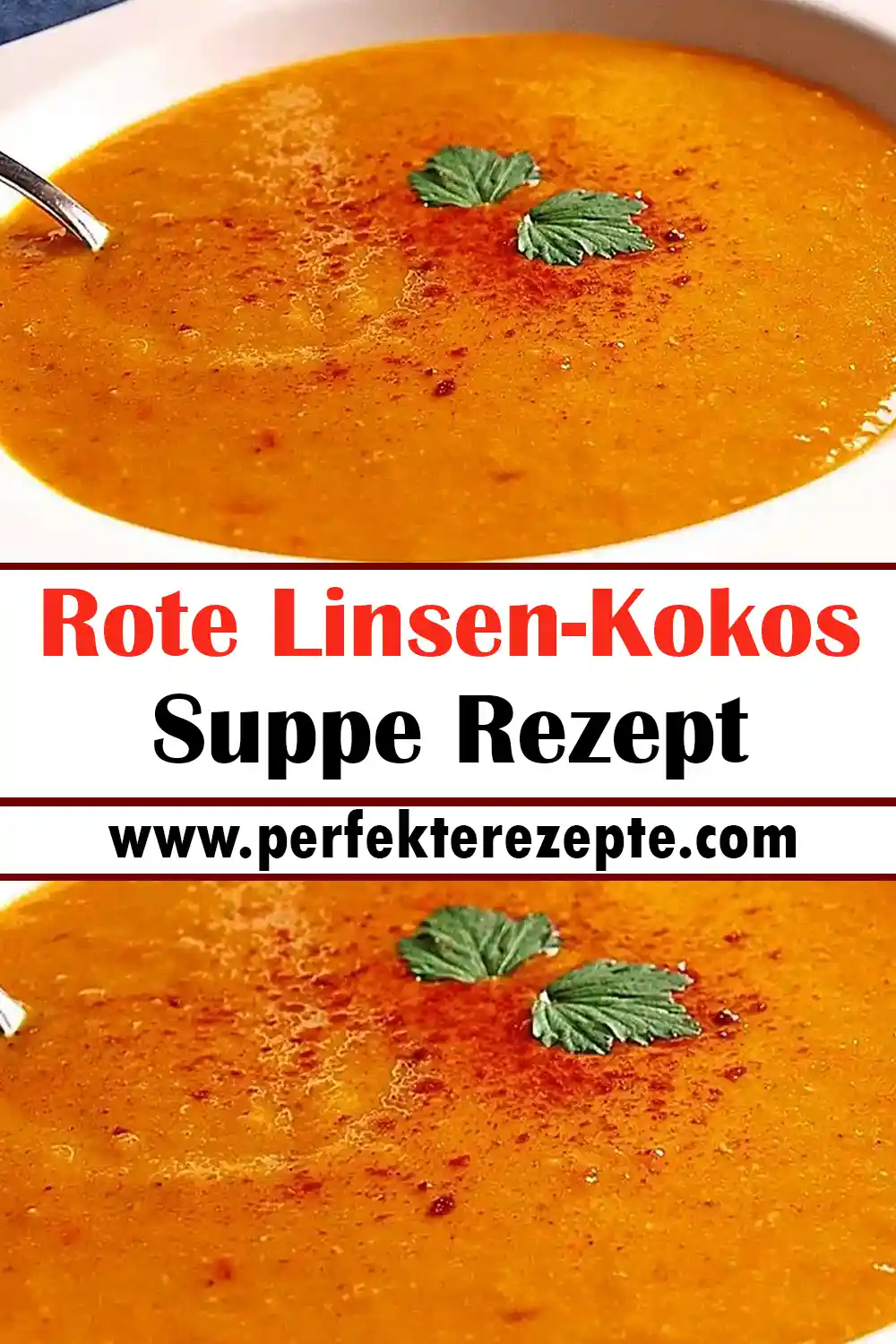 Rote Linsen-Kokos-Suppe Rezept