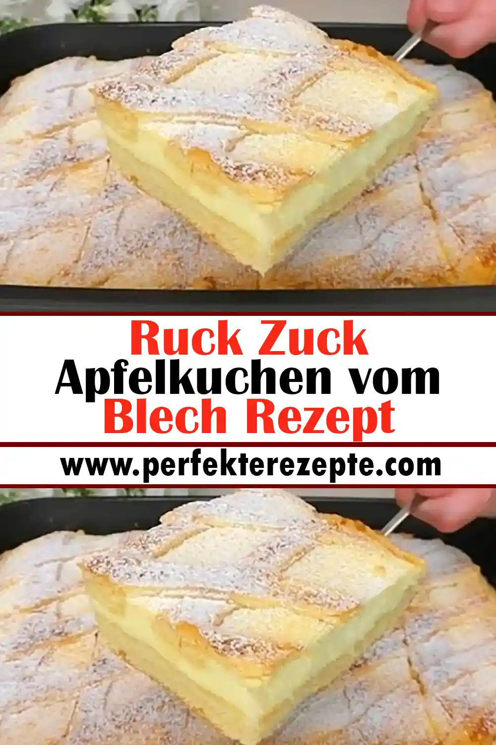 Ruck Zuck Apfelkuchen vom Blech Rezept