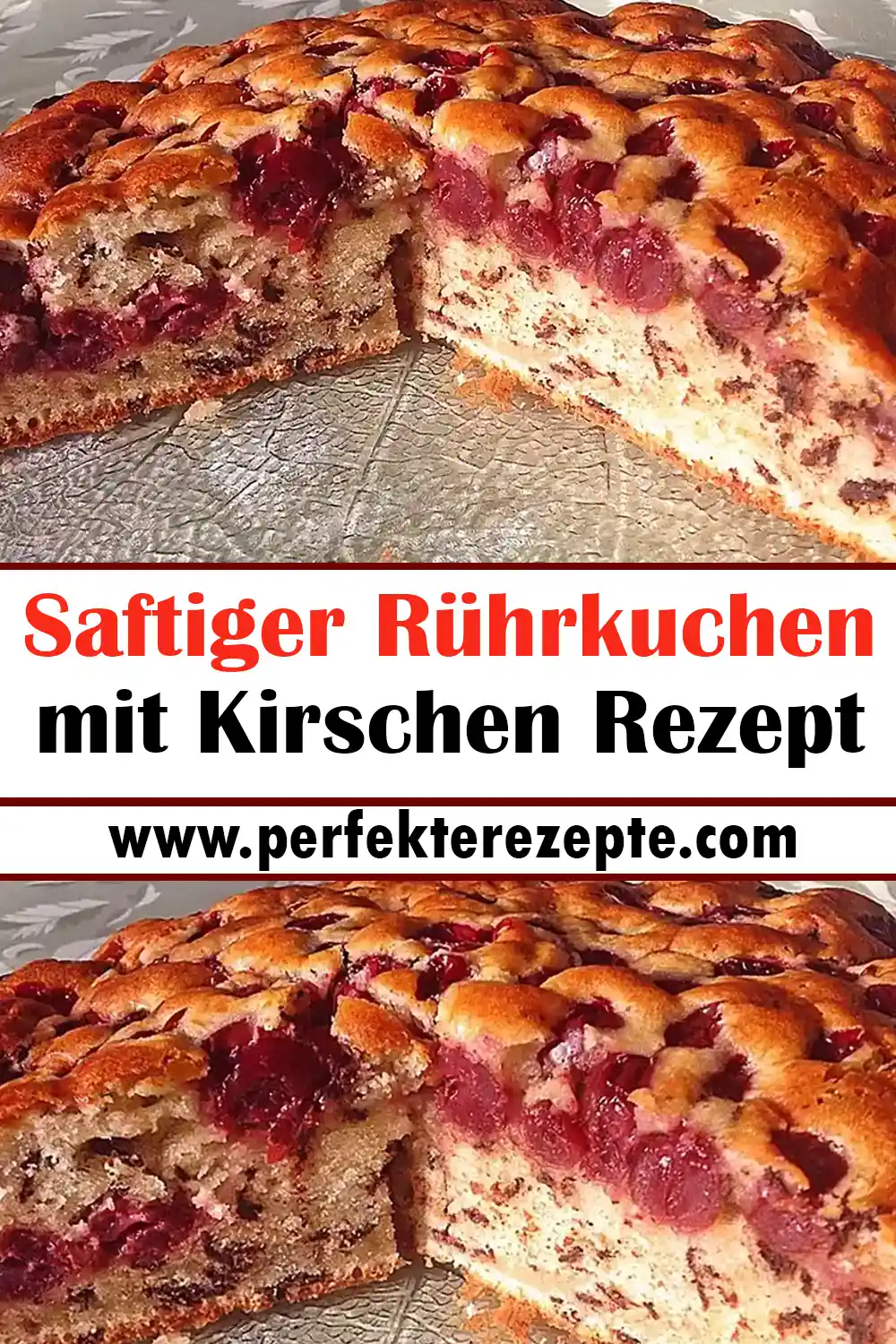 Saftiger Rührkuchen mit Kirschen Rezept