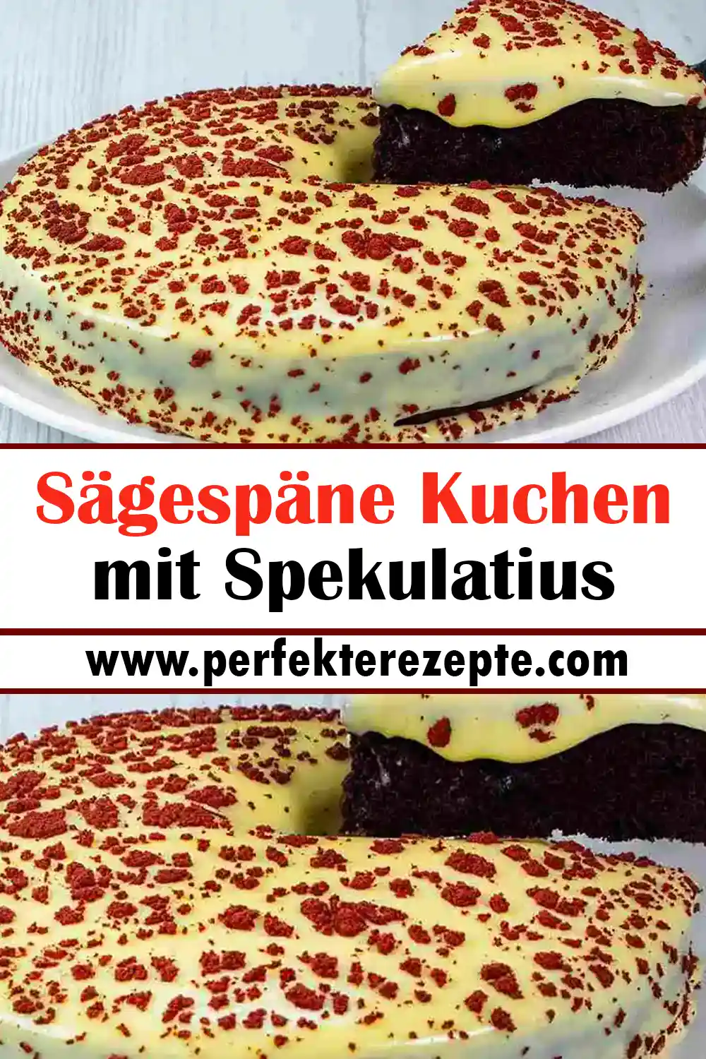 Sägespäne Kuchen mit Spekulatius Rezept