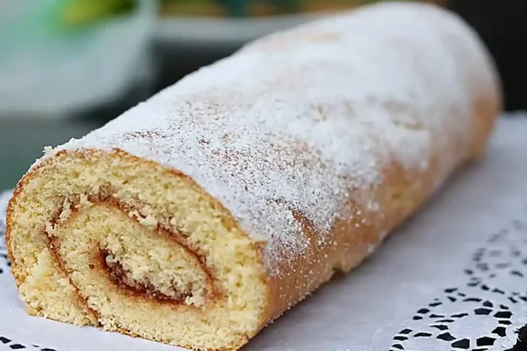 Schnelle Biskuitrolle Rezept