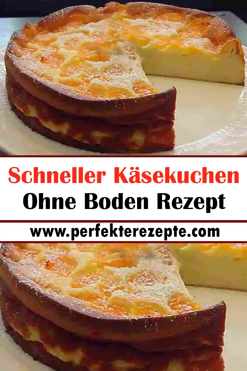 Schneller Käsekuchen Ohne Boden Rezept