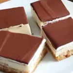 Schokoladige Creme Schnitten Vom Blech Rezept