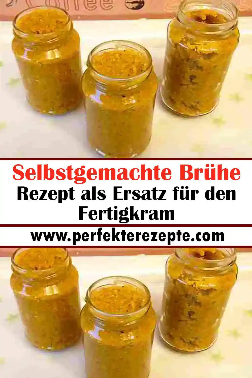 Selbstgemachte Brühe Rezept als Ersatz für den Fertigkram