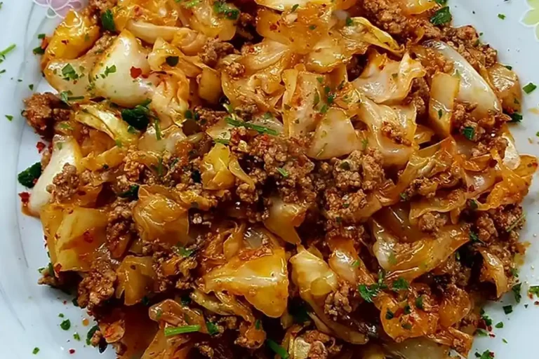 Spitzkohl-Hackfleisch-Pfanne Rezept