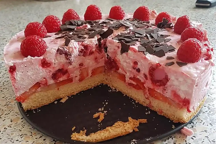 Super schnelle Himbeertorte Rezept