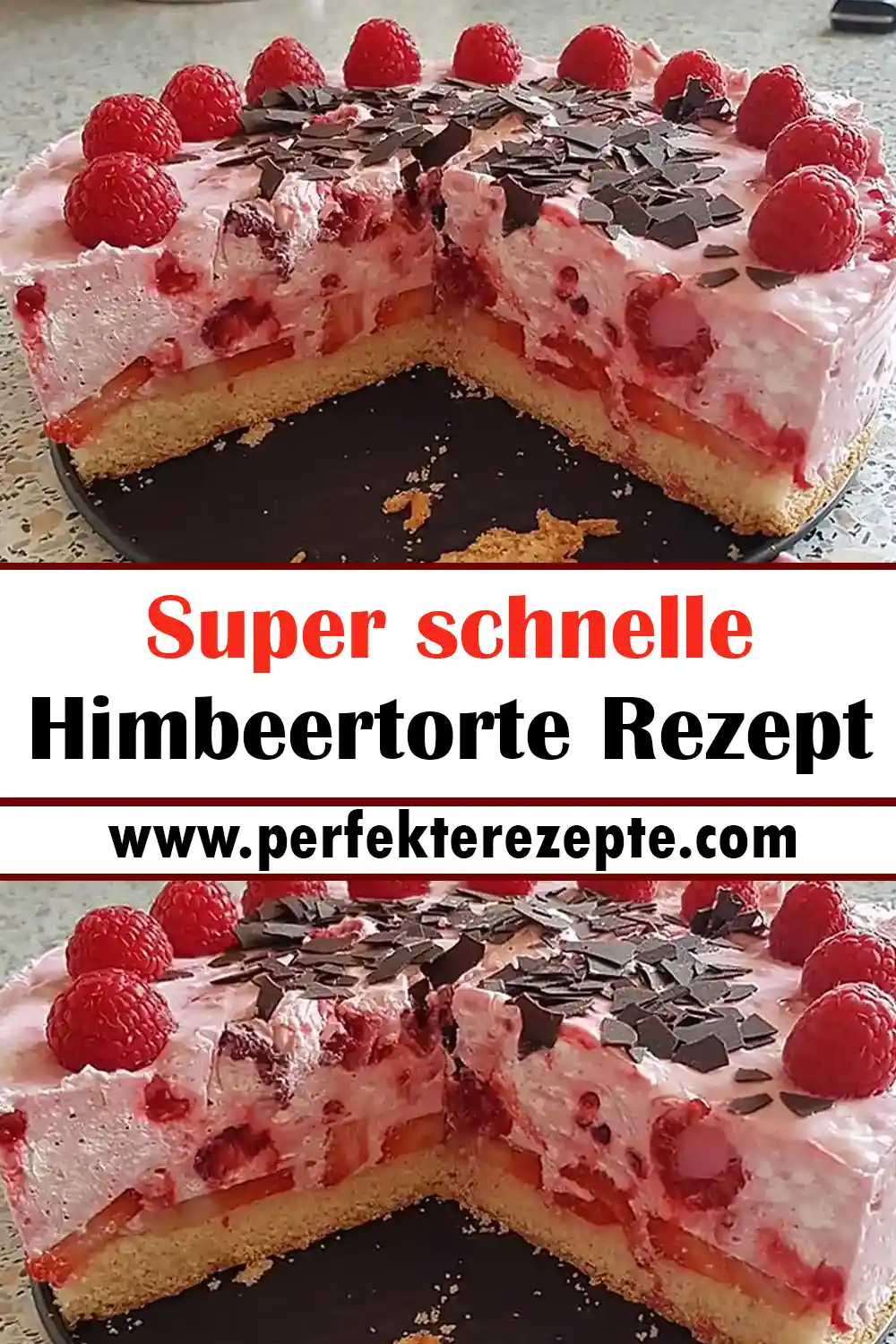 Super schnelle Himbeertorte Rezept