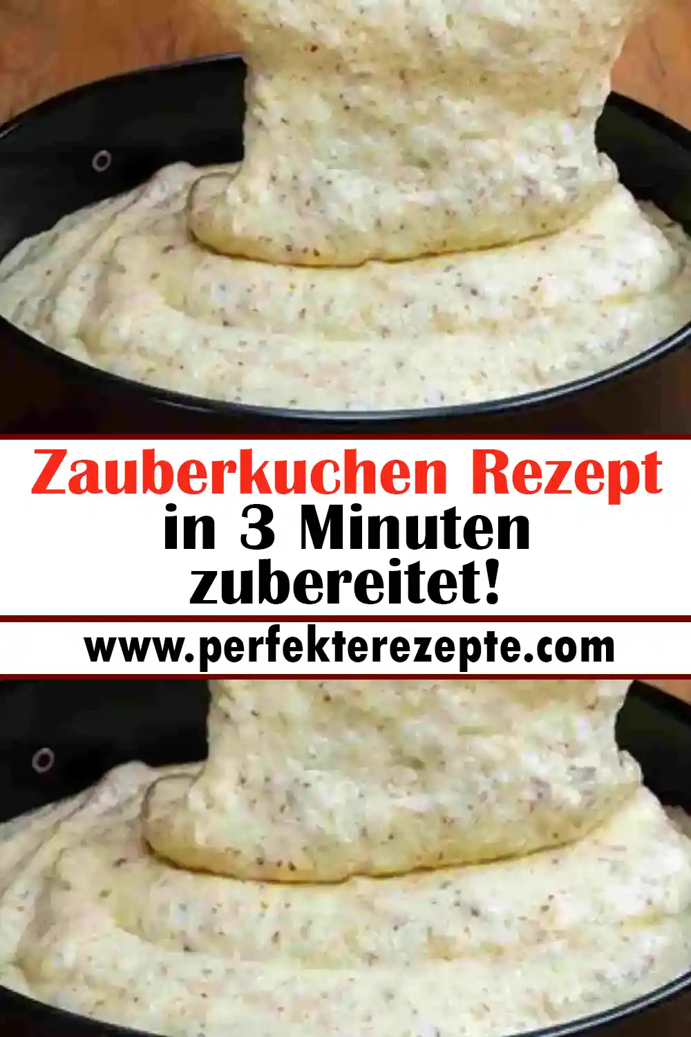 Zauberkuchen Rezept in 3 Minuten zubereitet!