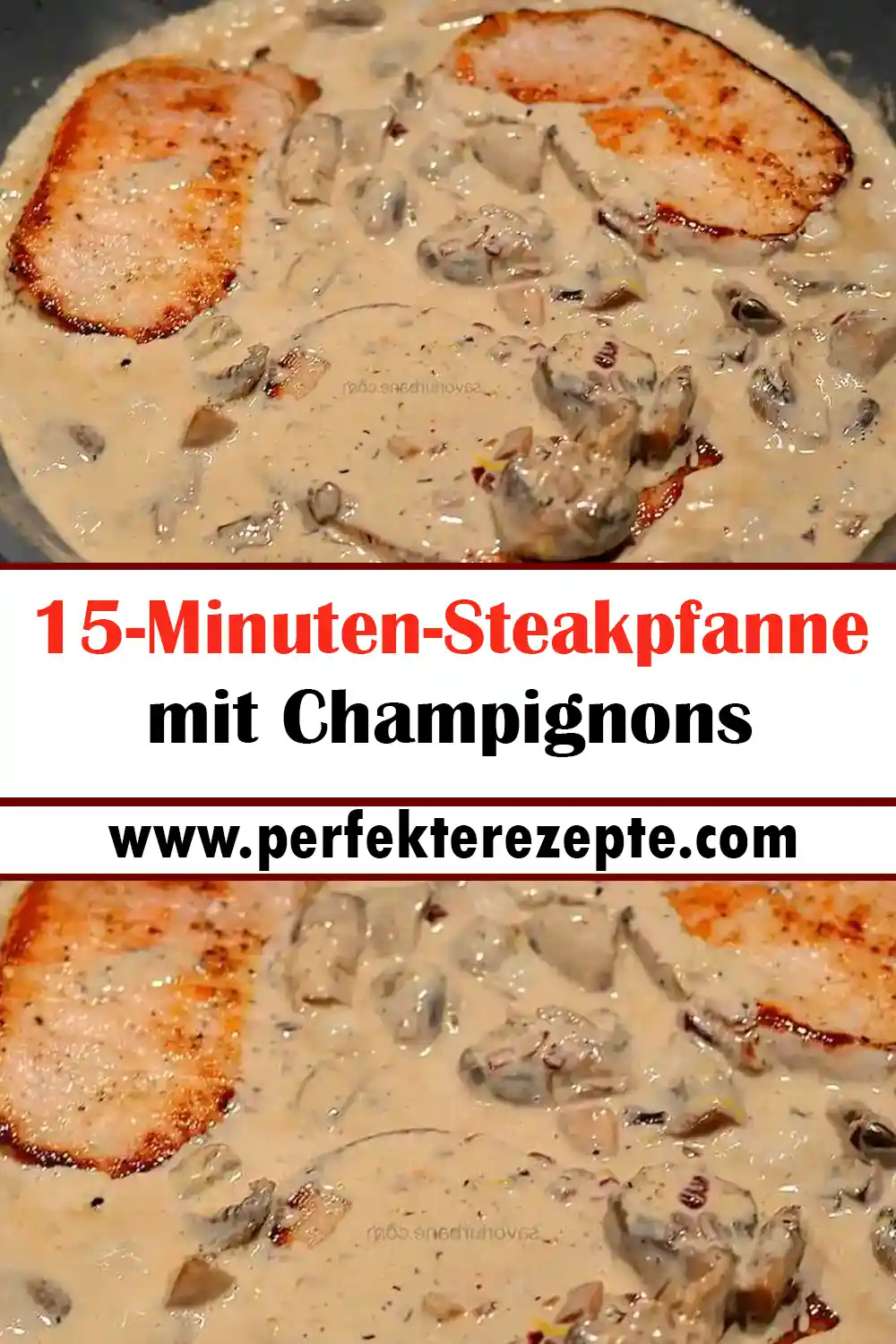 15-Minuten-Steakpfanne mit Champignons Rezept