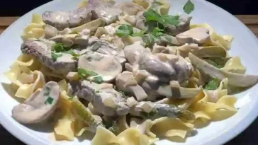 Boeuf Stroganoff lecker Rezept!