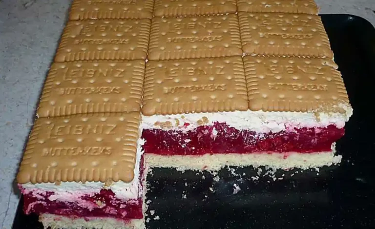 Butterkeks Himbeer Kuchen Rezept
