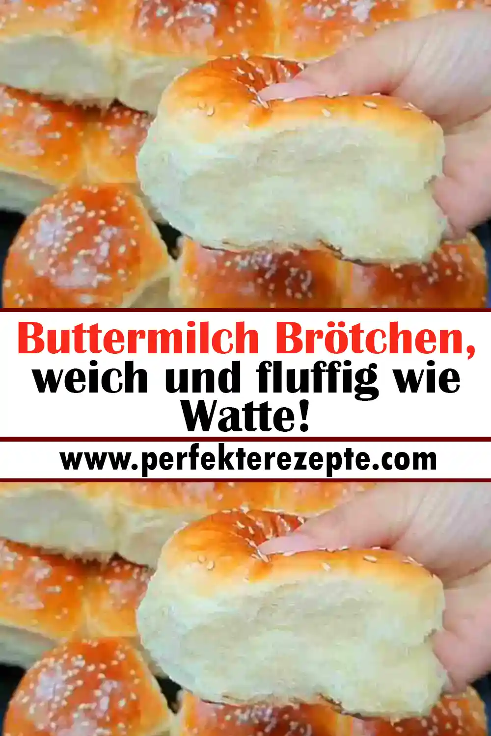 Buttermilch Brötchen Rezept, weich und fluffig wie Watte!