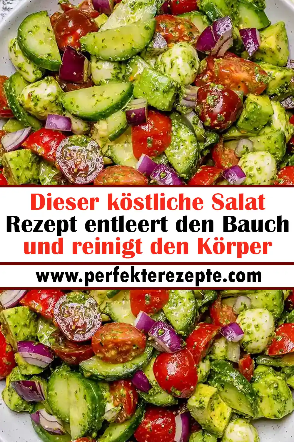 Dieser köstliche Salat Rezept entleert den Bauch und reinigt den Körper