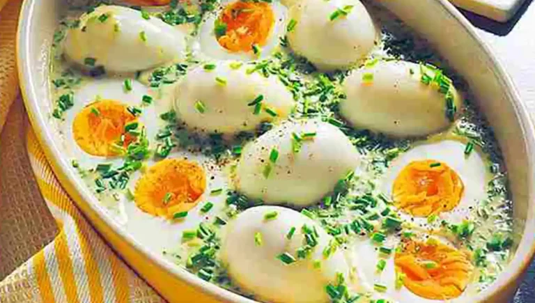 Eier in Senfsoße Rezept musste mal wieder sein