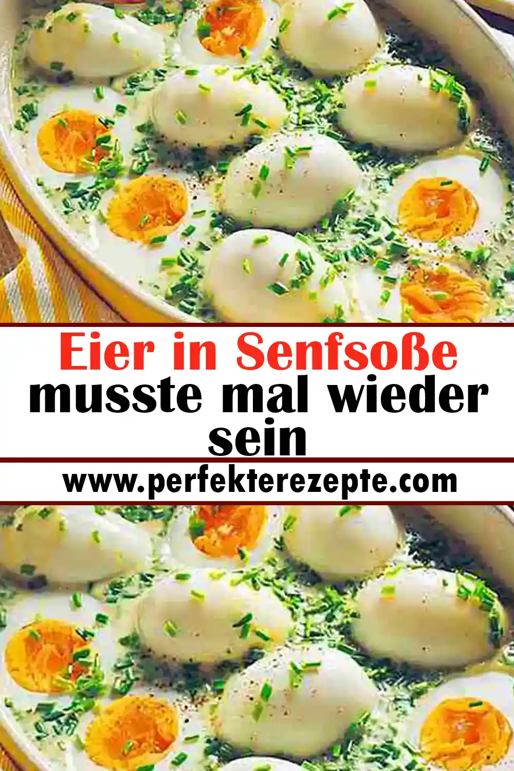 Eier in Senfsoße Rezept musste mal wieder sein