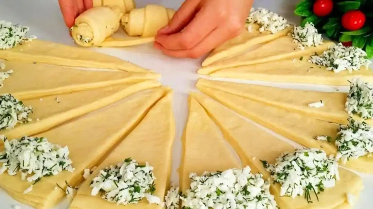 Fantastische Hörnchen Mit Käsefüllung Rezept