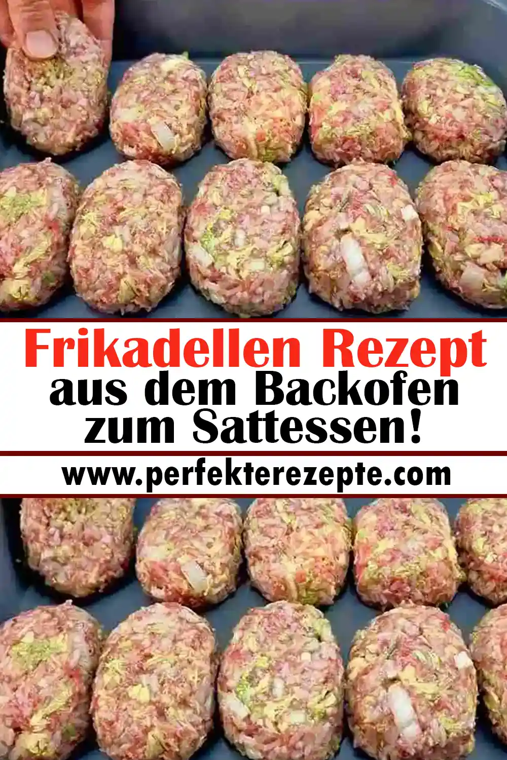 Frikadellen Rezept aus dem Backofen zum Sattessen!