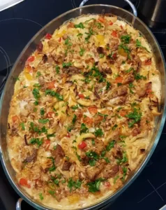 Gyros-Spätzle Auflauf Rezept
