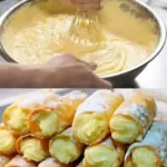 Italienische Cannoncini mit Puddingcreme Rezept