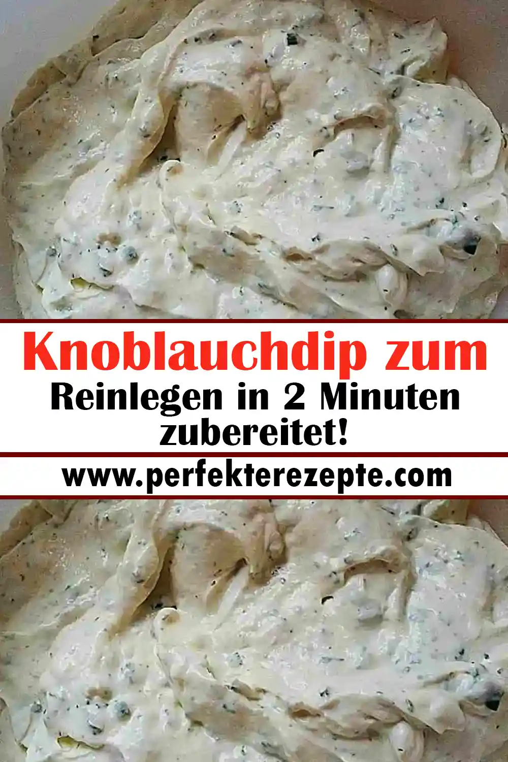 Knoblauchdip Rezept zum Reinlegen in 2 Minuten zubereitet!