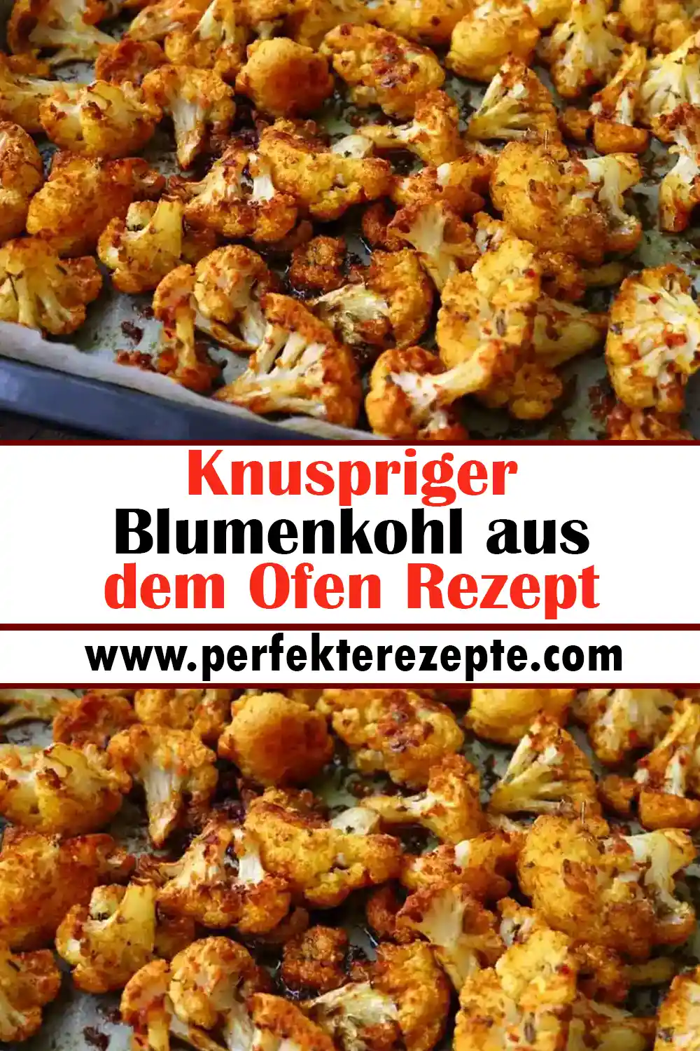 Knuspriger Blumenkohl aus dem Ofen Rezept