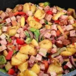 Leberkäse Pfanne Rezept ein sättigendes Abendessen!