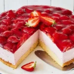 Lecker Erdbeer-Käsekuchen ohne Backen Rezept
