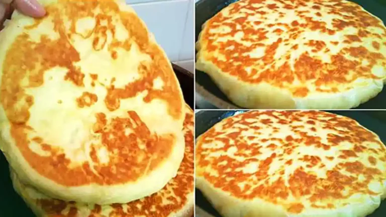 Mit Käse gefüllte Langos Rezept kein Hefeteig, in nur 10 Minuten fertig