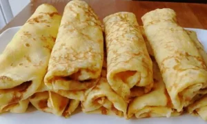 Pfannkuchen mit Vanillepudding ohne Mehl Rezept