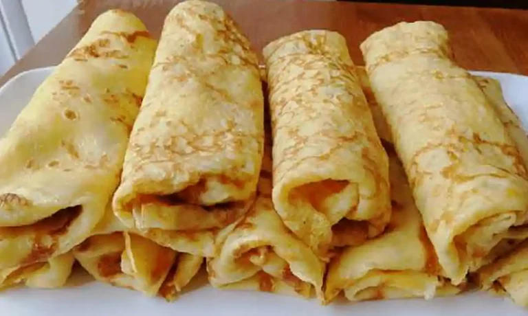 Pfannkuchen mit Vanillepudding ohne Mehl Rezept