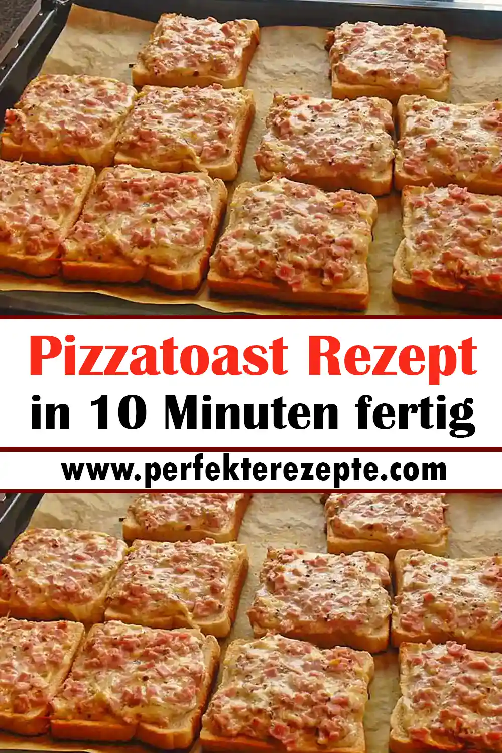 Pizzatoast Rezept in 10 Minuten fertig