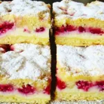 Raspelkuchen Mit Himbeeren Und Pudding Rezept, Ein Traum!