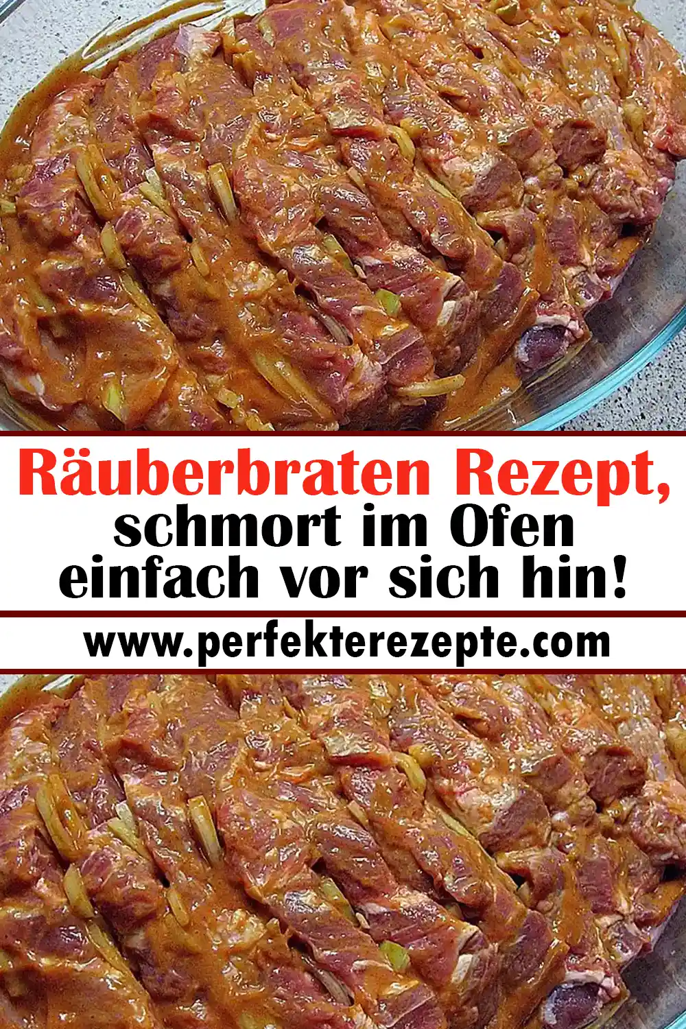 Räuberbraten Rezept, schmort im Ofen einfach vor sich hin!