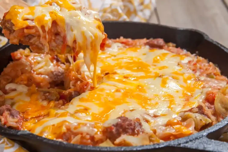 Reis Hackfleisch Auflauf mit Knoblauch Rezept - Schnelle und Einfache ...