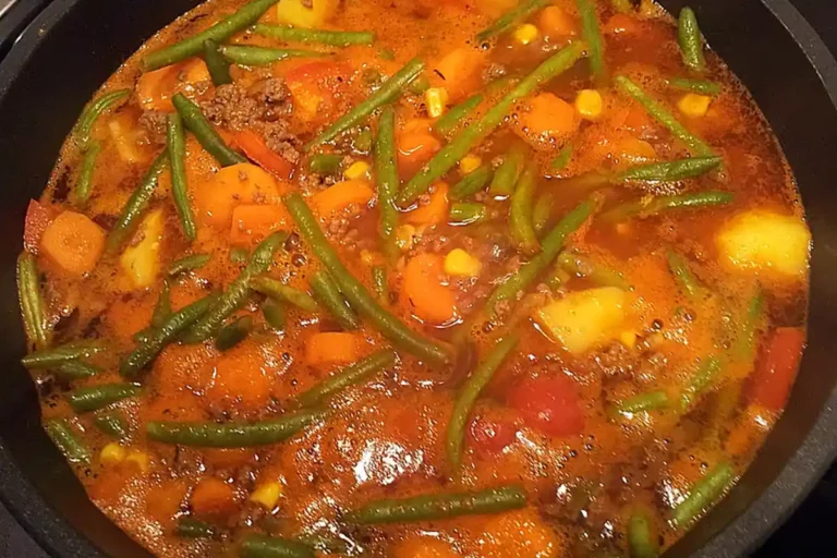 Schlemmertopf mit Hackfleisch Rezept, macht lange satt!