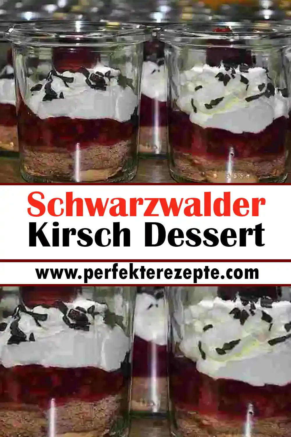 Schwarzwalder Kirsch Dessert Rezept in 10 Minuten zubereitet!