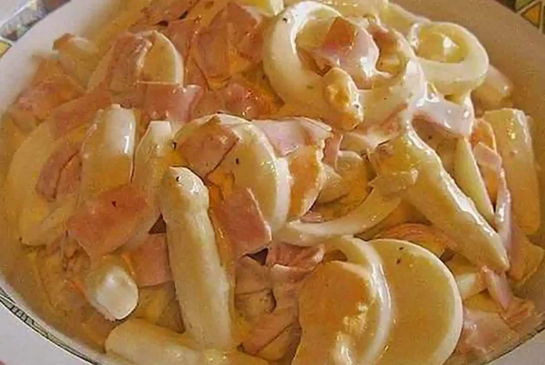 Spargelsalat mit Schinken und Ei Rezept