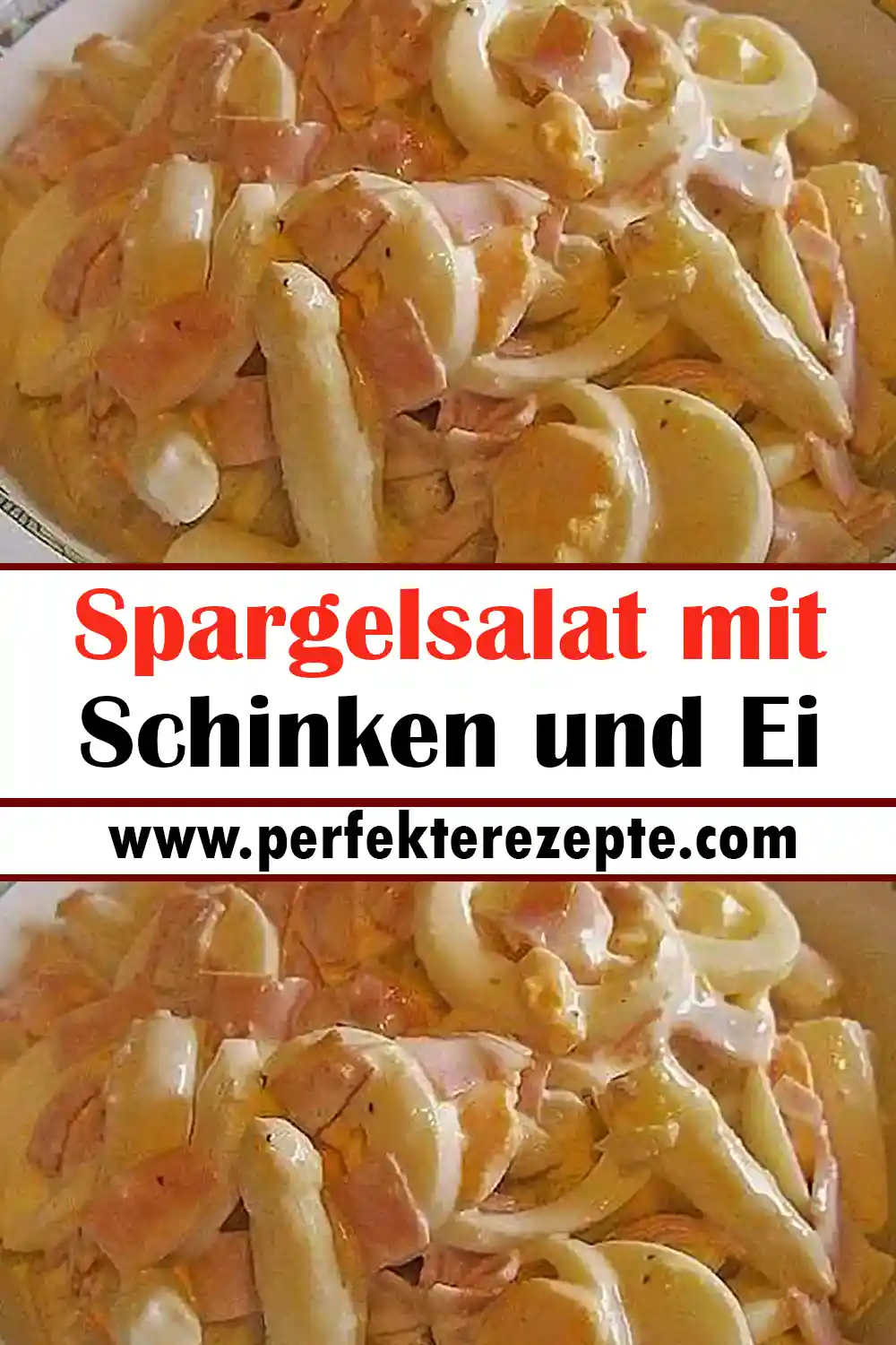 Spargelsalat mit Schinken und Ei Rezept