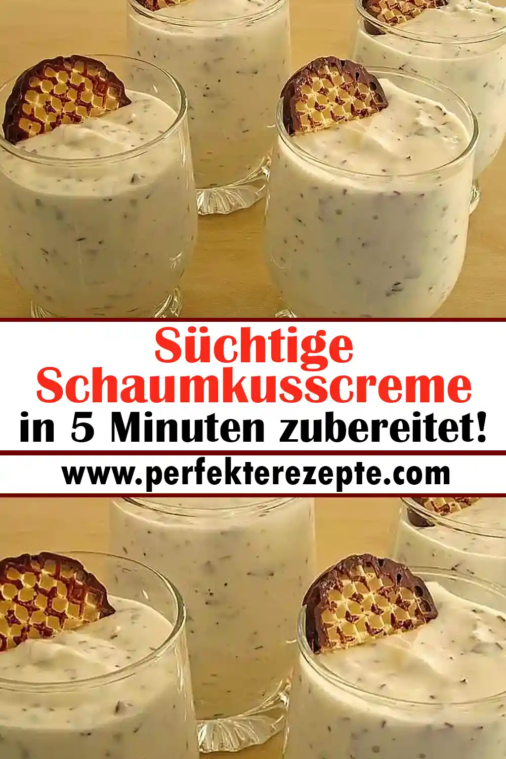 Süchtige Schaumkusscreme Rezept in 5 Minuten zubereitet!