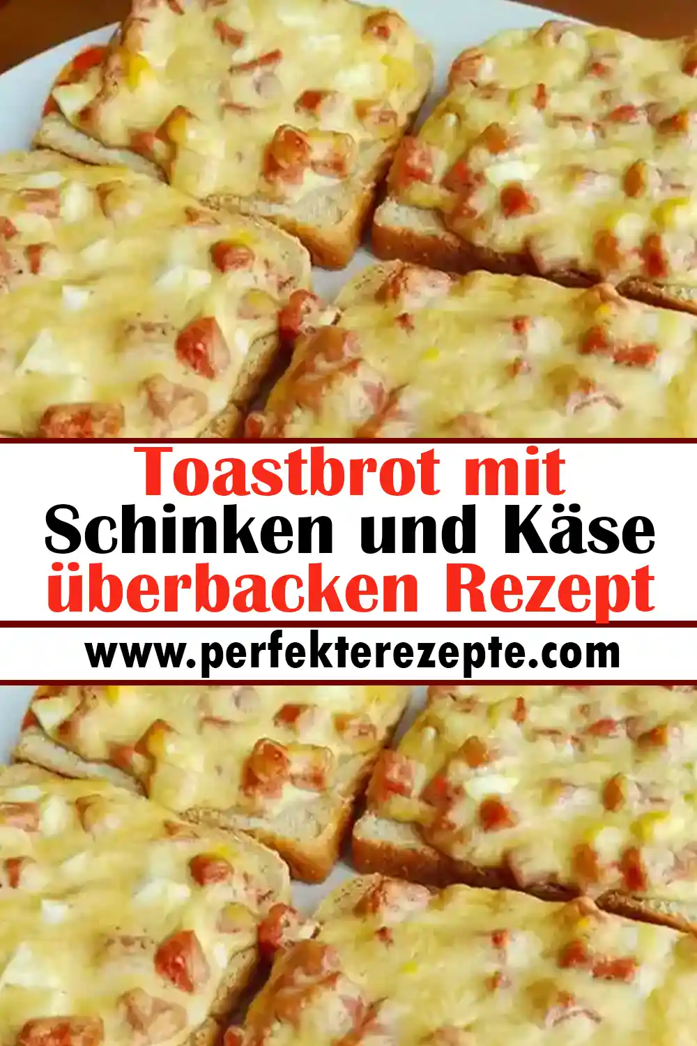 Toastbrot mit Schinken und Käse überbacken Rezept