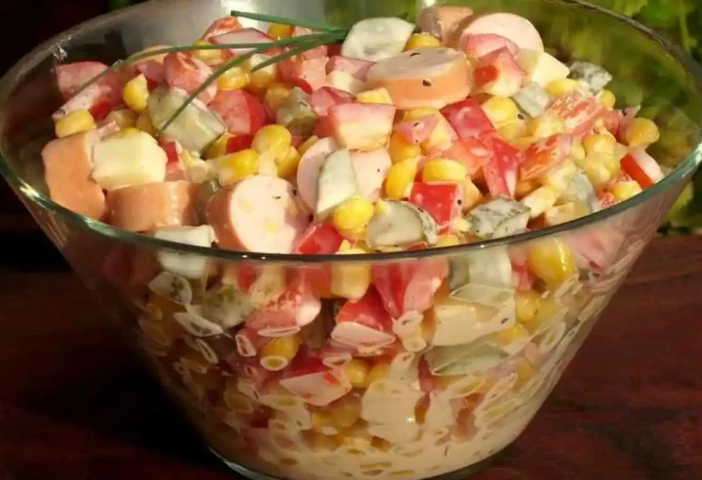 Wurst Salat Mit Paprika Und Mais Rezept