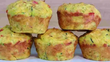 Zucchini Käse Muffins Rezept die ich immer essen konnte!