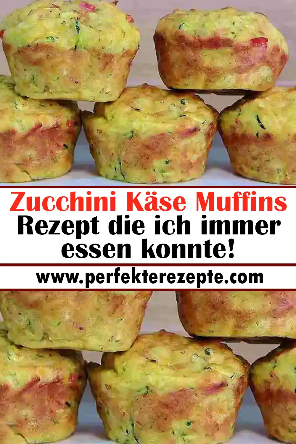 Zucchini Käse Muffins Rezept die ich immer essen konnte!