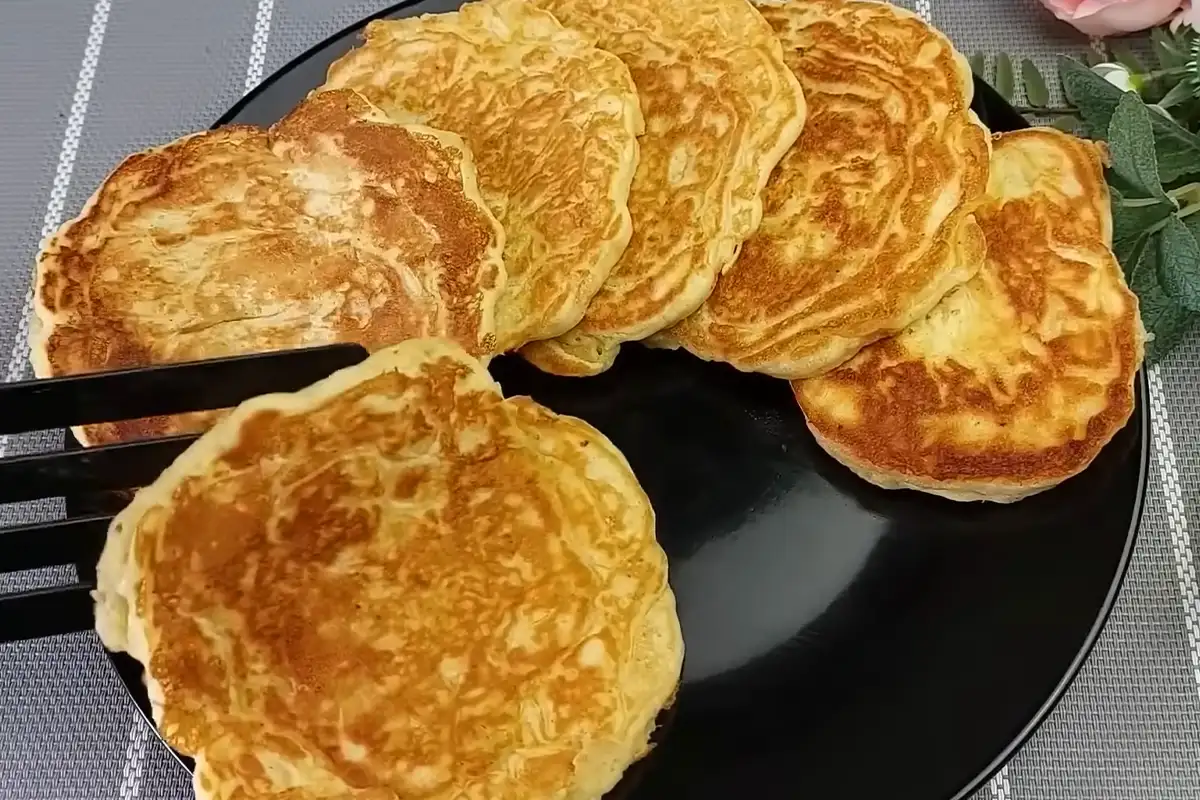 Apfel Joghurt Pfannkuchen Rezept