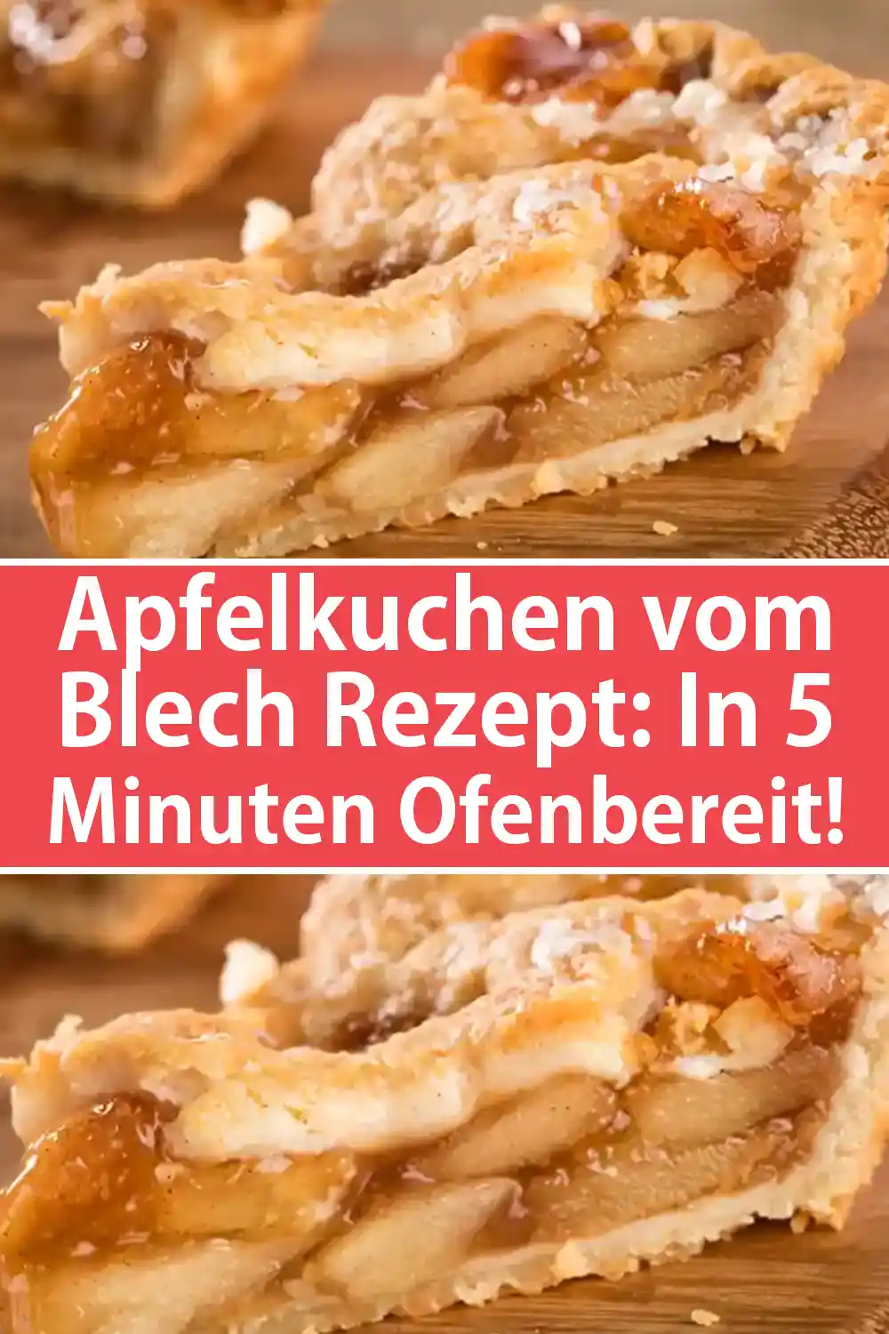 Apfelkuchen vom Blech Rezept: In 5 Minuten Ofenbereit!