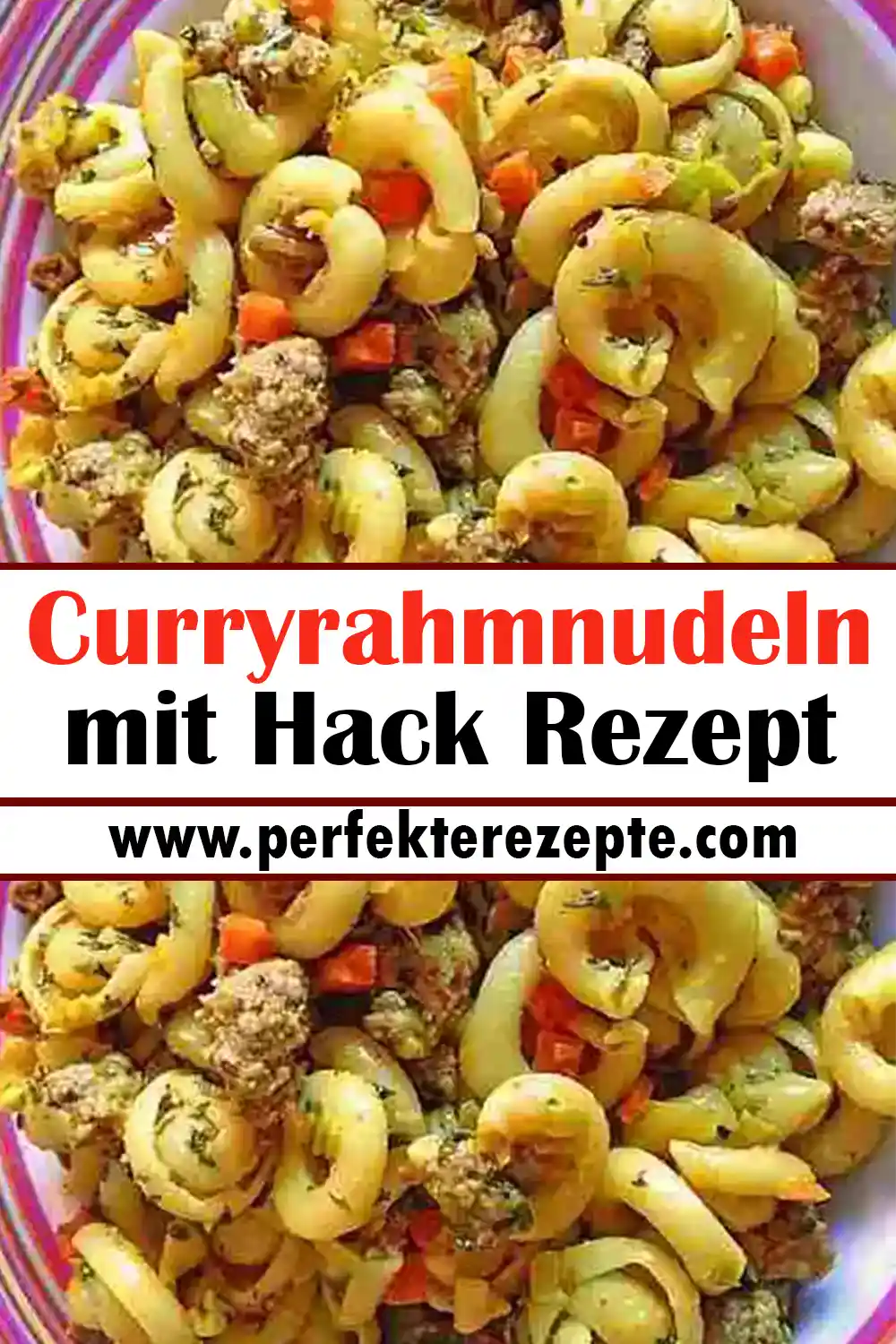 Curryrahmnudeln mit Hack Rezept